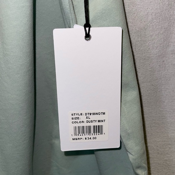 Paper Denim & Cloth Green Athletic T-Shirt - Picture 4 of 4